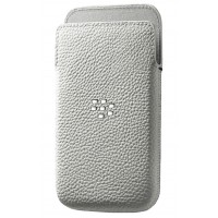 Оригинальный кожаный чехол-карман для BlackBerry Classic белый